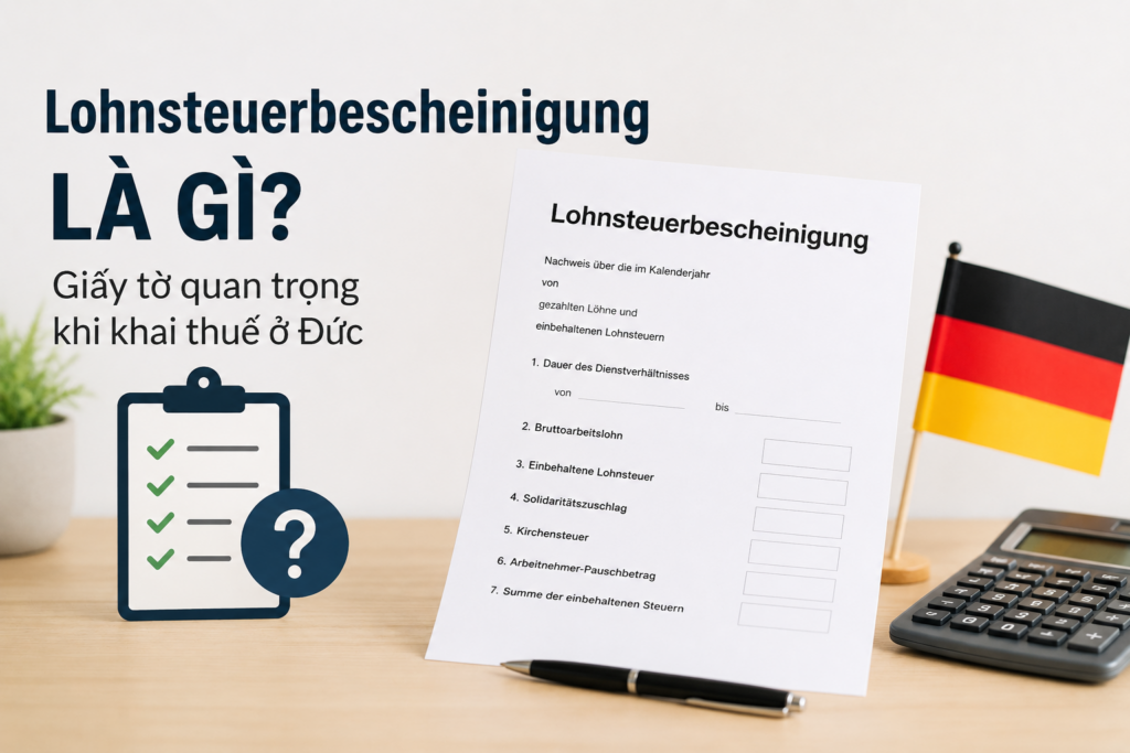 Lohnsteuerbescheinigung Là Gì