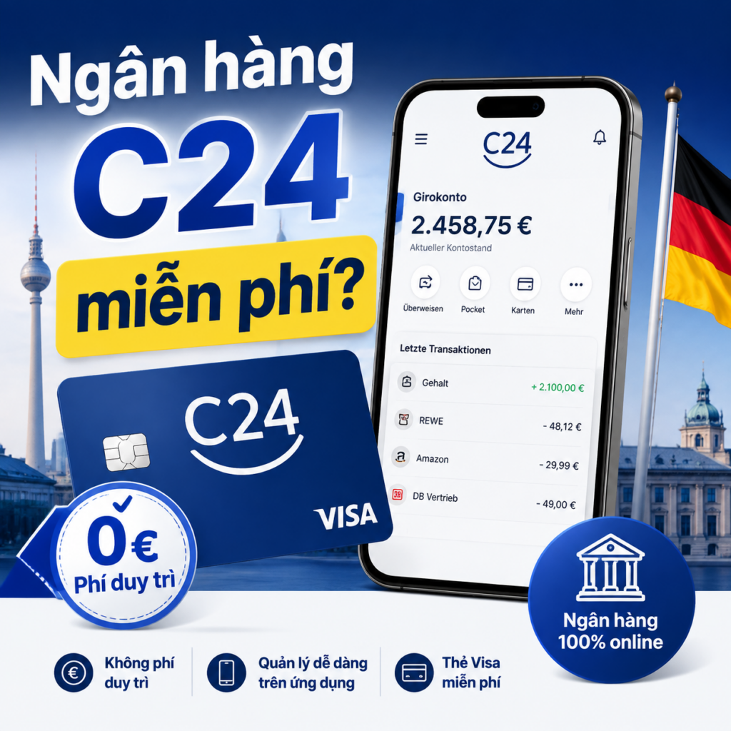 tài khoản ngân hàng c24 cho người việt