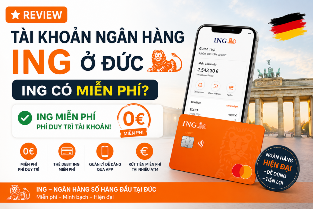 mở tài khoản ngân hàng ing cho người việt ở đức